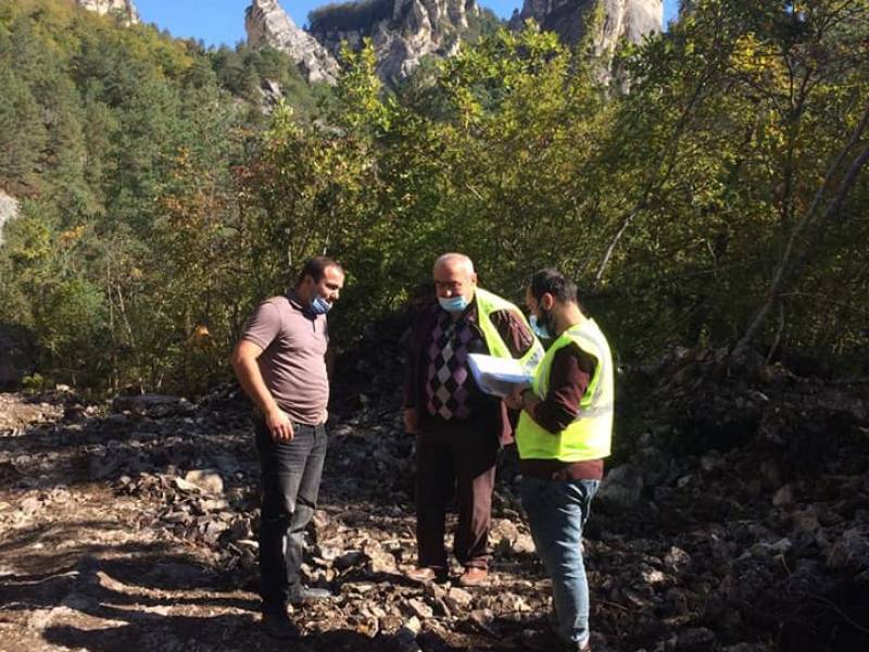 სოფელ საირმეში ბუნებრივ სვეტებიან ძეგლთან მისასვლელი ბილიკების რეაბილიტაციის...